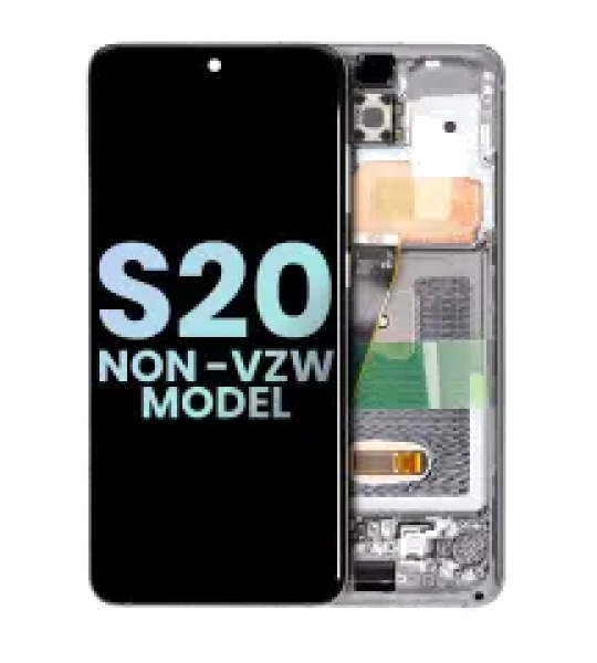 Samsung Galaxy S20 Display + Frame - Cosmic Gray SVP