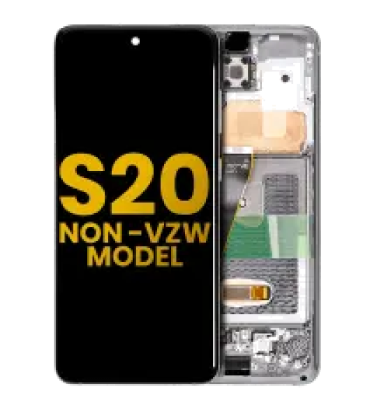 Samsung Galaxy S20 / S20 5G Display + Frame - Cosmic Gray Refurbished
