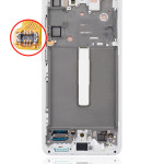 Samsung Galaxy S21 FE Display + Frame - White SVP
