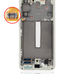 Samsung Galaxy S21 FE Display + Frame - Olive Green SVP