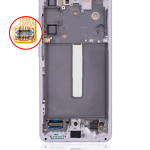 Samsung Galaxy S21 FE Display + Frame - Lavender SVP