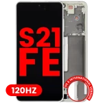 Samsung Galaxy S21 FE Display + Frame - Olive Green Soft Oled (120Hz)
