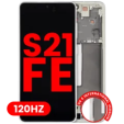 Samsung Galaxy S21 FE Display + Frame - Olive Green Soft Oled (120Hz)