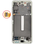 Samsung Galaxy S21 FE Display + Frame - Olive Green Soft Oled (120Hz)