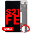 Samsung Galaxy S21 FE Display + Frame - White Soft Oled (120Hz)