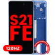 Samsung Galaxy S21 FE Display + Frame - Blue Soft Oled (120Hz)