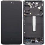 Samsung Galaxy S21 FE Display + Frame - Graphite Soft Oled (120Hz)