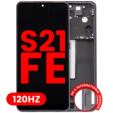 Samsung Galaxy S21 FE Display + Frame - Graphite Soft Oled (120Hz)