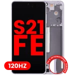 Samsung Galaxy S21 FE Display + Frame - Lavender Soft Oled (120Hz)