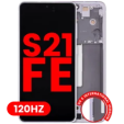 Samsung Galaxy S21 FE Display + Frame - Lavender Soft Oled (120Hz)