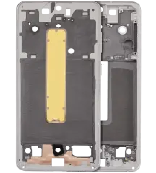 Samsung Galaxy S21 FE Mid-Frame Housing - White OEM-Equivalent