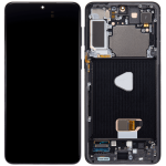 Samsung Galaxy S21 Plus Display + Frame - Phantom Black Soft Oled