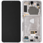 Samsung Galaxy S21 Plus Display + Frame - Phantom Silver Soft Oled