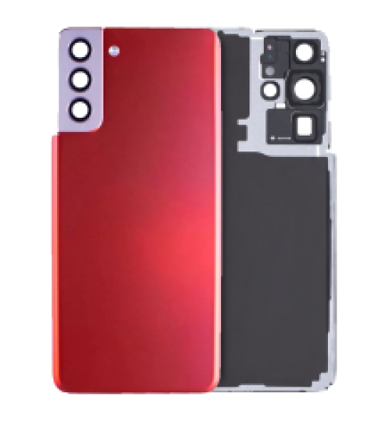 Samsung Galaxy S21 Plus Back Cover + Camera Lens - Phantom Red SVP