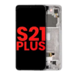 Samsung Galaxy S21 Plus Display + Frame - Phantom Silver Soft Oled