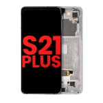 Samsung Galaxy S21 Plus Display + Frame - Phantom Silver Soft Oled