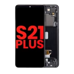 Samsung Galaxy S21 Plus Display + Frame - Phantom Black Soft Oled