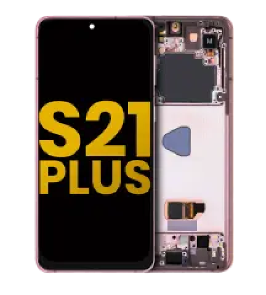 Samsung Galaxy S21 Plus Display + Frame - Phantom Violet / Pink / Gold Refurbished