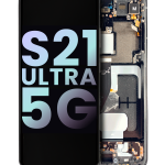 Samsung Galaxy S21 Ultra Display + Frame - Phantom Black SVP
