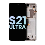 Samsung Galaxy S21 Ultra Display + Frame - Phantom Silver SVP