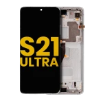 Samsung Galaxy S21 Ultra Display + Frame - Phantom Silver Refurbished