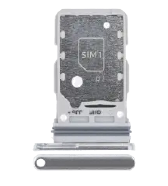 Samsung Galaxy S21 Ultra Dual Sim Tray - Phantom Silver OEM-Equivalent