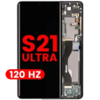 Samsung Galaxy S21 Ultra Display + Frame - Phantom Black Soft Oled (120Hz)