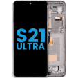 Samsung Galaxy S21 Ultra Display + Frame - Phantom Silver Incell