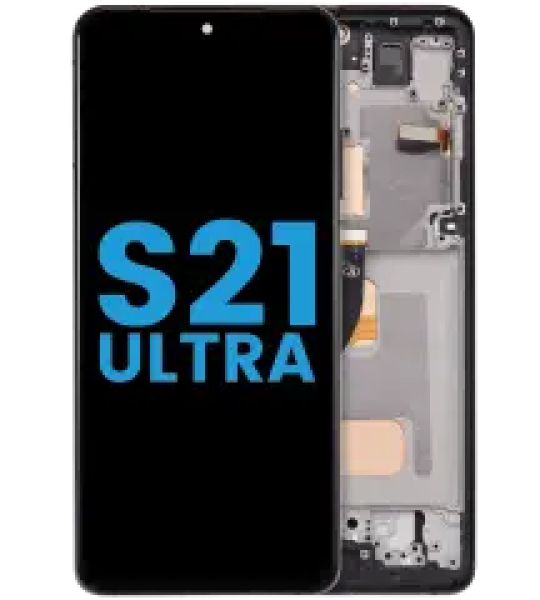 Samsung Galaxy S21 Ultra Display + Frame - Phantom Black Incell