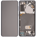 Samsung Galaxy S21 Display + Frame - Phantom Gray Soft Oled