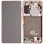 Samsung Galaxy S21 Display + Frame - Phantom Pink Soft Oled