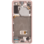 Samsung Galaxy S21 Display + Frame - Phantom Pink Soft Oled