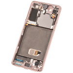 Samsung Galaxy S21 Display + Frame - Phantom Pink Soft Oled