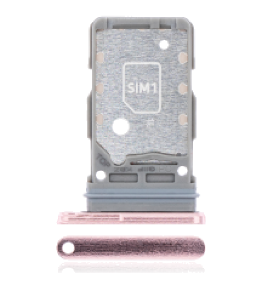 Samsung Galaxy S21 Dual Sim Tray - Phantom Pink OEM-Equivalent