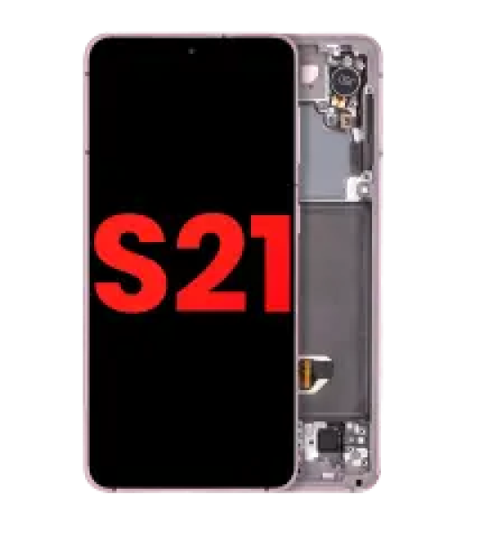 Samsung Galaxy S21 Display + Frame - Phantom Violet Soft Oled