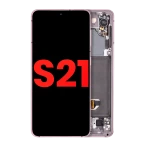 Samsung Galaxy S21 Display + Frame - Phantom Violet Soft Oled