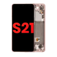 Samsung Galaxy S21 Display + Frame - Phantom Pink Soft Oled