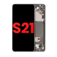 Samsung Galaxy S21 Display + Frame - Phantom Gray Soft Oled