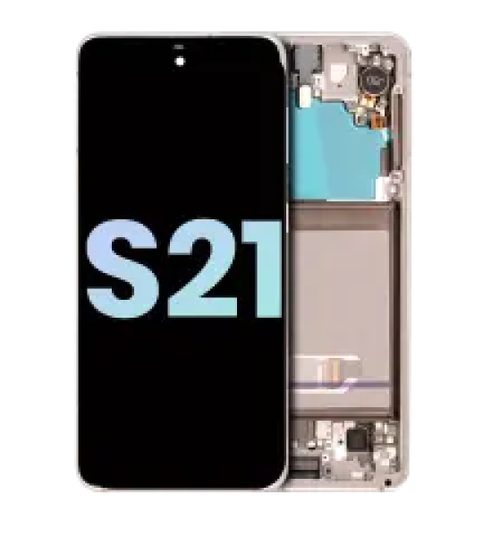 Samsung Galaxy S21 Display + Frame - Phantom White SVP