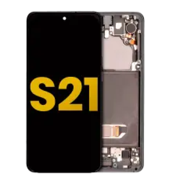 Samsung Galaxy S21 Display + Frame - Phathom Grey Pulled