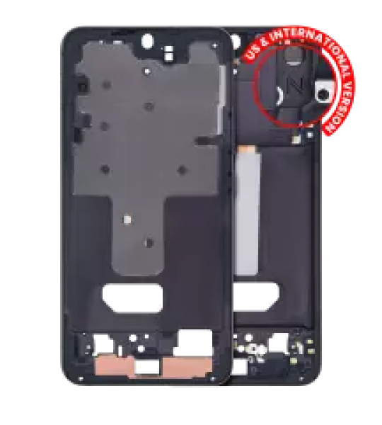 Samsung Galaxy S22 Plus Mid-Frame Housing - Phantom Black OEM-Equivalent