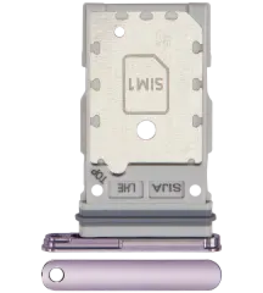 Samsung Galaxy S22 / S22 Plus Sim Tray - Bora Purple OEM-Equivalent