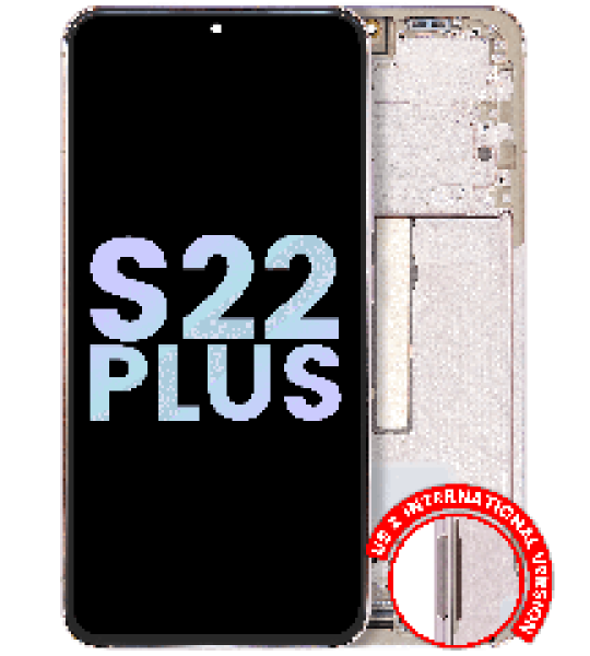 Samsung Galaxy S22 Plus Display + Frame - Pink Gold SVP