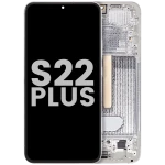 Samsung Galaxy S22 Plus Display + Frame - White Pulled B