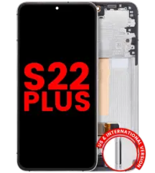 Samsung Galaxy S22 Plus Display + Frame - White Soft Oled
