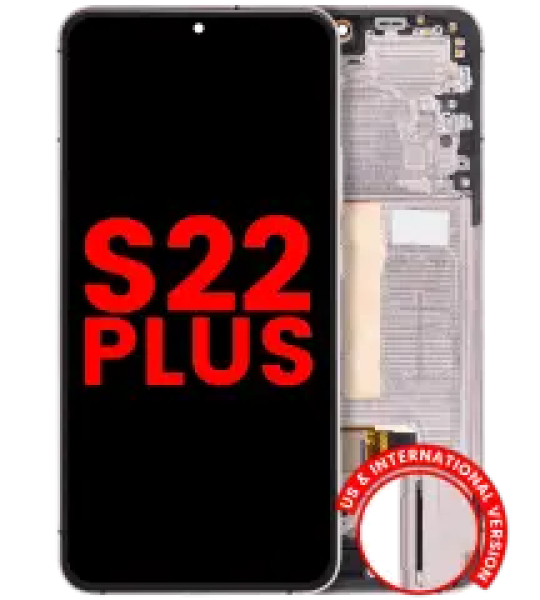 Samsung Galaxy S22 Plus Display + Frame - Pink / Gold / Violet Soft Oled