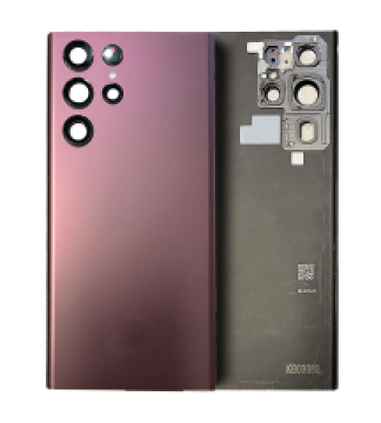Samsung Galaxy S22 Ultra Back Cover + Camera Lens - Burgundy SVP