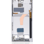 Samsung Galaxy S22 Ultra Mid-Frame Housing - White OEM-Equivalent