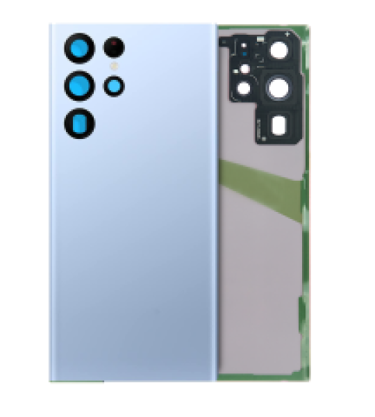 Samsung Galaxy S22 Ultra Back Cover + Camera Lens - Sky Blue SVP