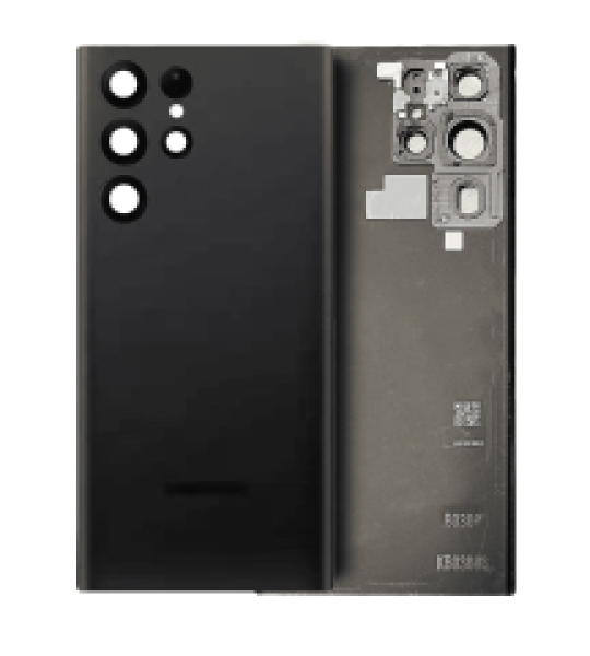 Samsung Galaxy S22 Ultra Back Cover + Camera Lens - Phantom Black SVP